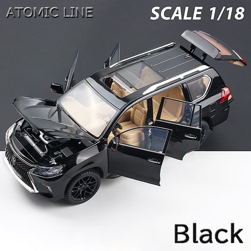 レクサス LX570 1/18 ミニカー 全2色 ライト点灯 エンジンサウンド