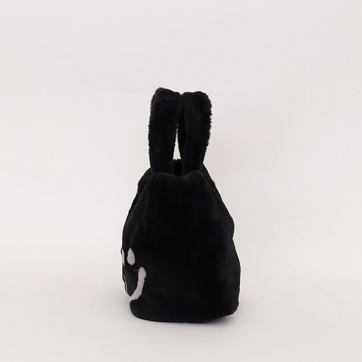 【クーコ COOCO】SMILEY ﾁｬｰﾑ付きｴｺﾌｧｰﾌｪｲｽﾄｰﾄﾊﾞｯｸﾞ ベージュ