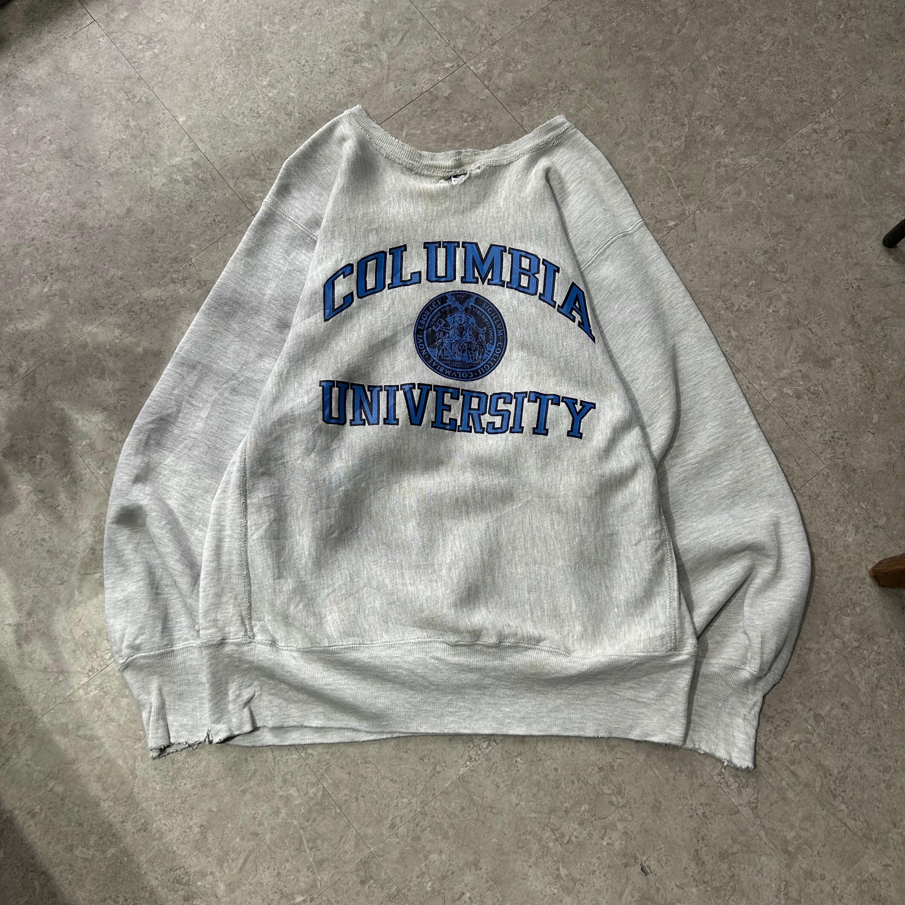 90s Champion "COLUMBIA UNIVERSITY" R/W sweat【仙台店】
