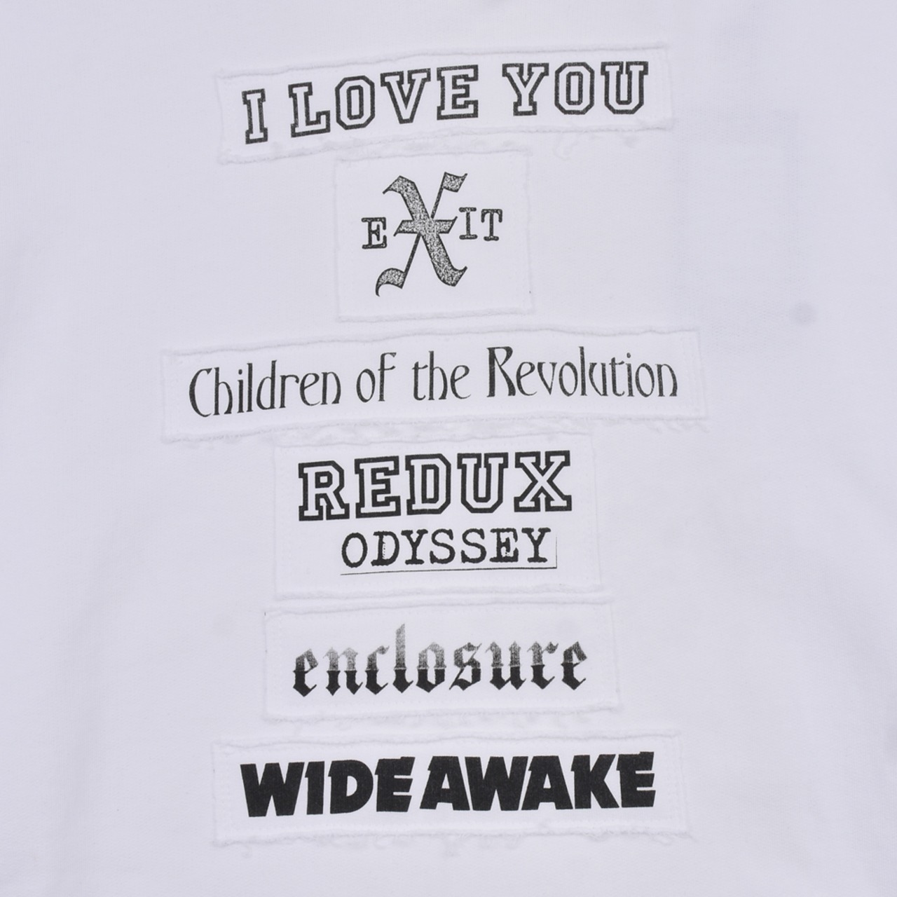 【RAF SIMONS】Regular fit hoodie I Love You - 8