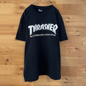 【THRASHER】アーチロゴ 半袖Tシャツ Lサイズ スラッシャー スケボー US古着