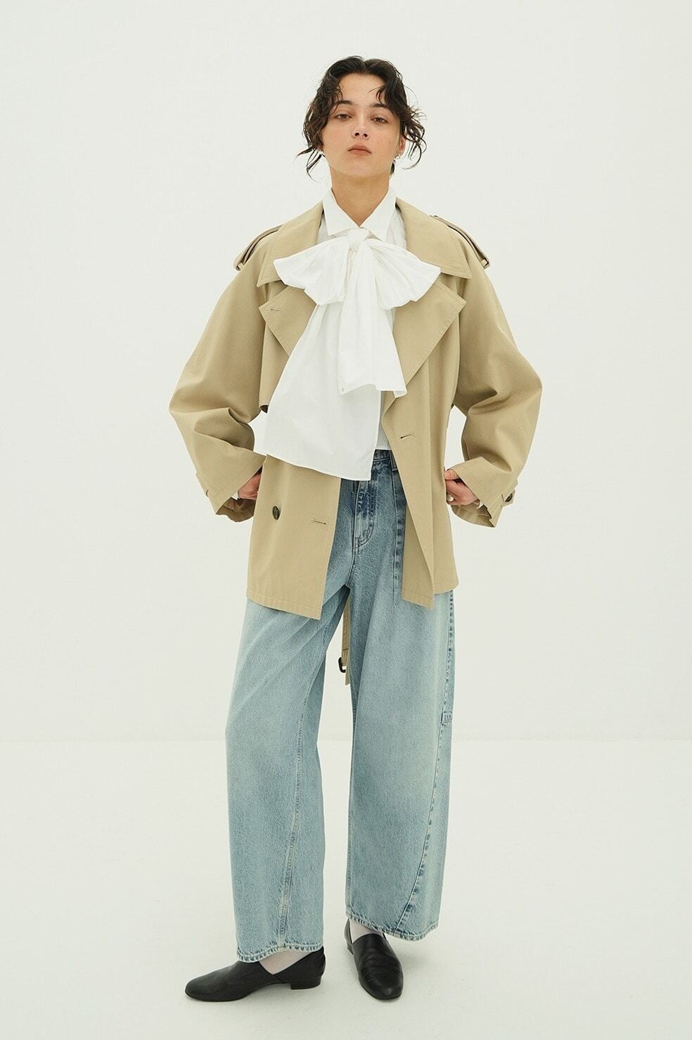 CLANE(クラネ) COCOON BULKY DENIM PANTS | サウスオレンジ｜メンズ