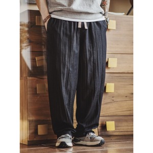 Pleated wide-leg pants 0776