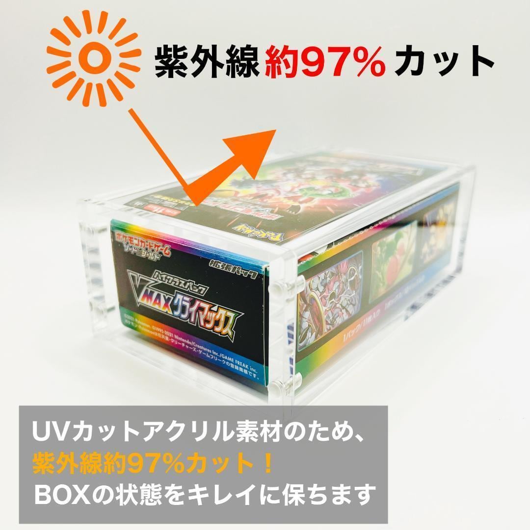 トレカ ポケカ 収納 BOXローダー ハーフサイズ クリア ケース 2 トレカ ポケカ 収納 BOXローダー ハーフサイズ クリア ケース 2