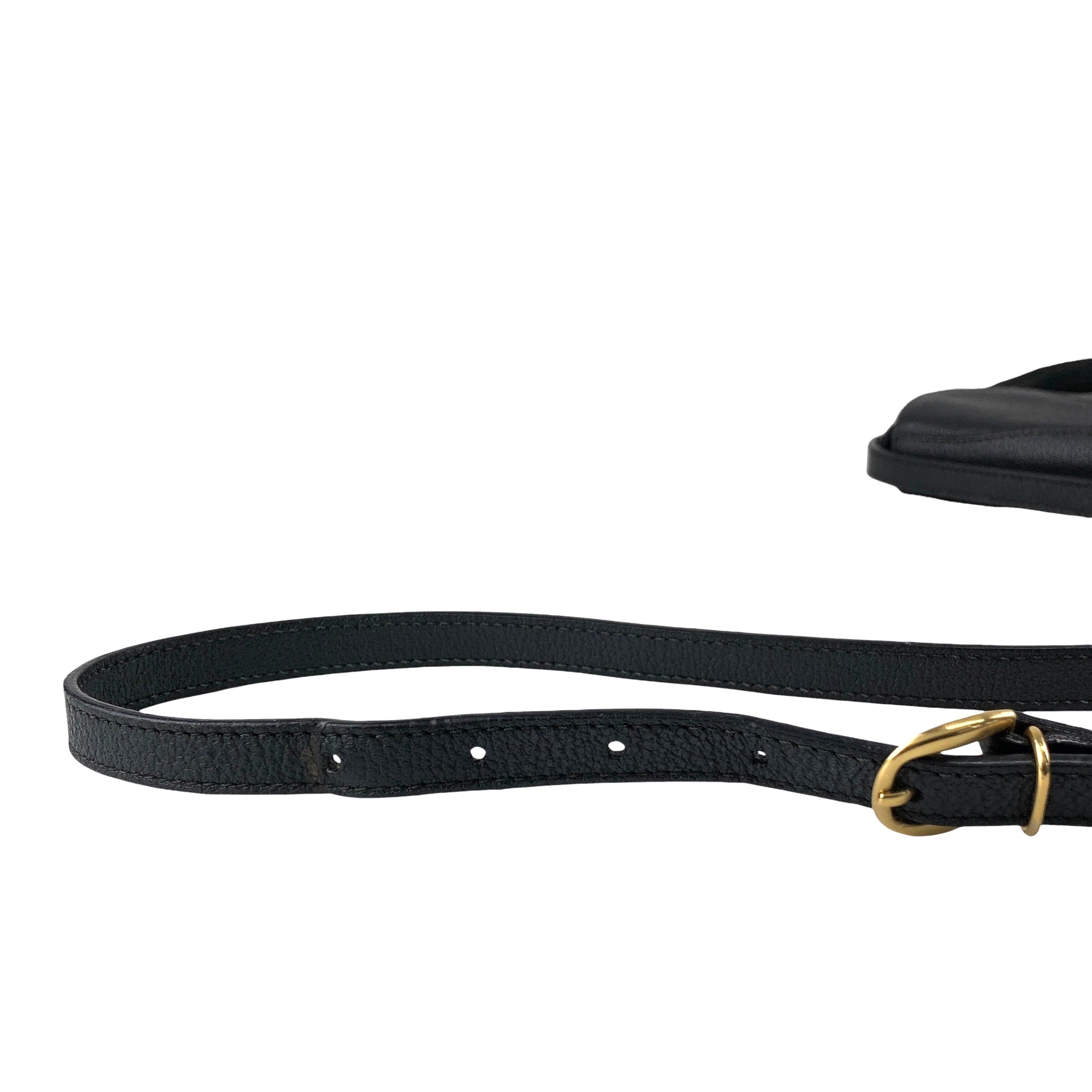 GUCCI グッチ ショルダーバッグ ブラック ホースビット サドル