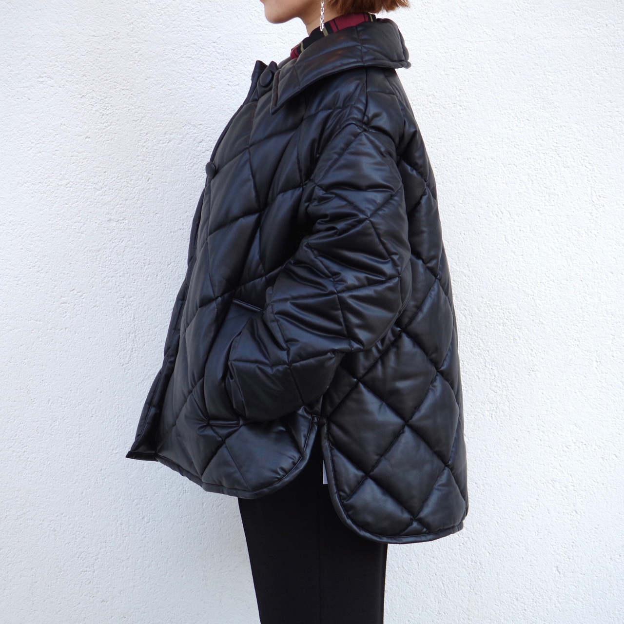 PROTAGONISTA    LEATHER QUILT JACKET　　