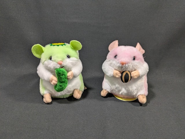 はむかっぱ + ハムスター ぬいぐるみ 2匹セット（ブルー） | ホテル 