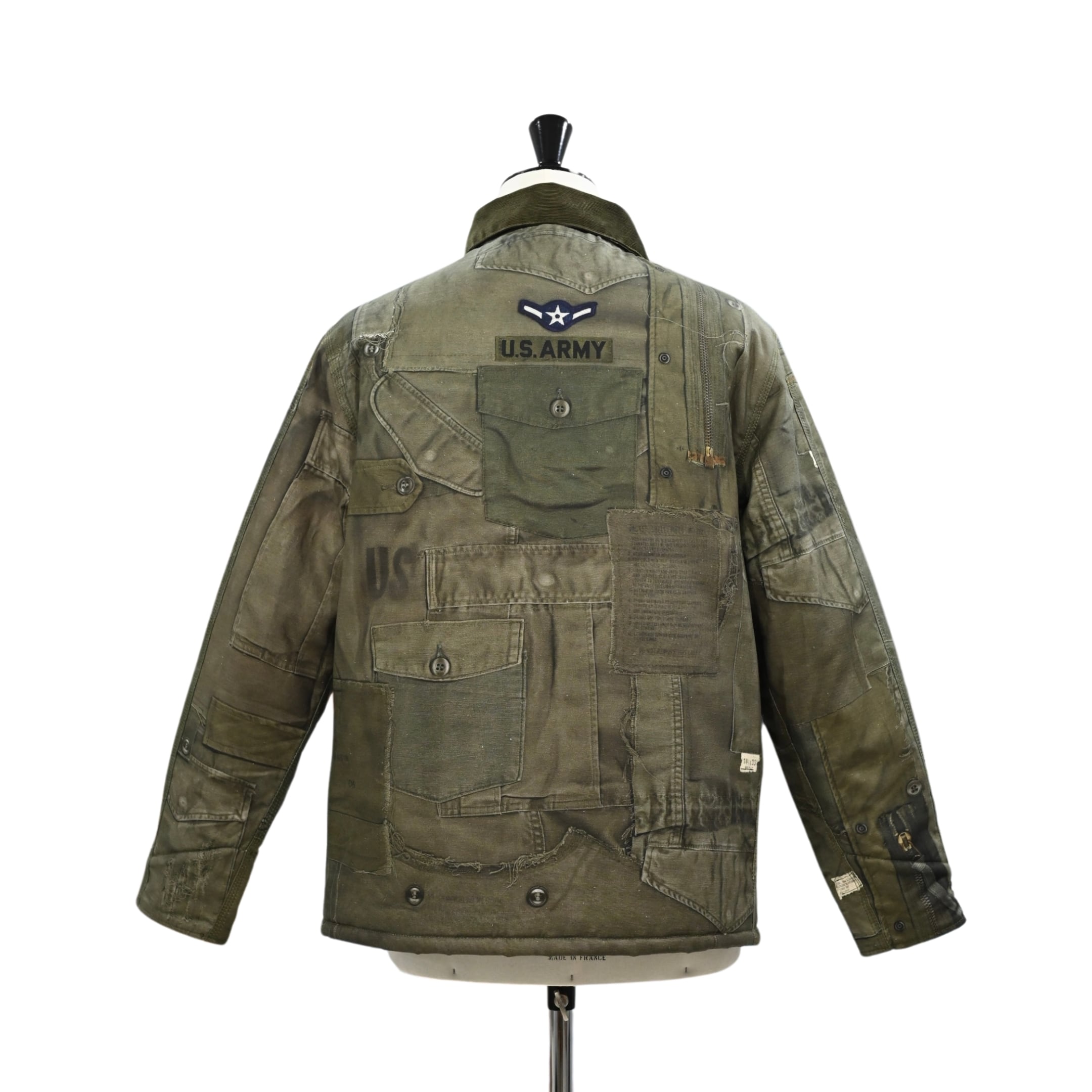 Quilted Work Jacket / KHAKI | MIYAGIHIDETAKA