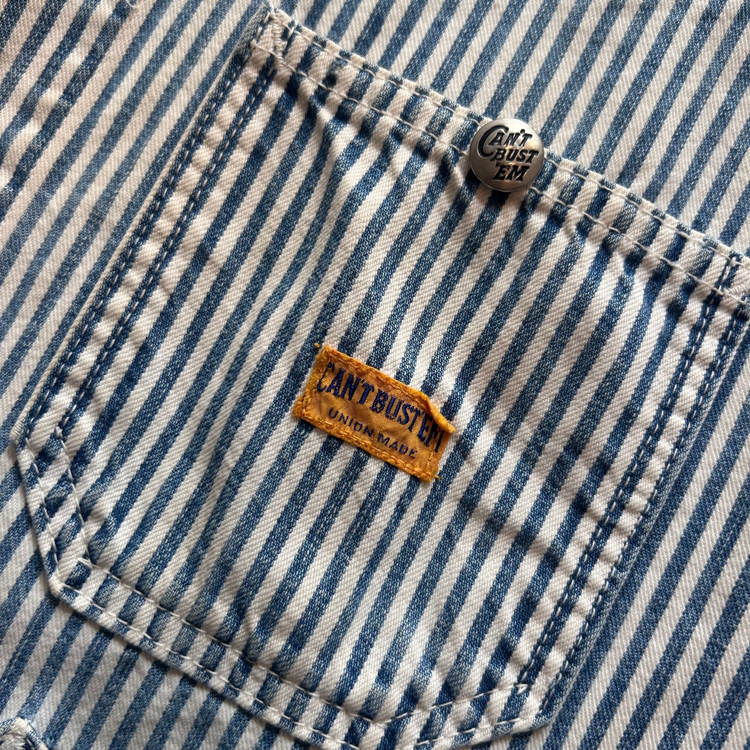 Special!! 1950s CAN'T BUST EM hickory engineer jacket 