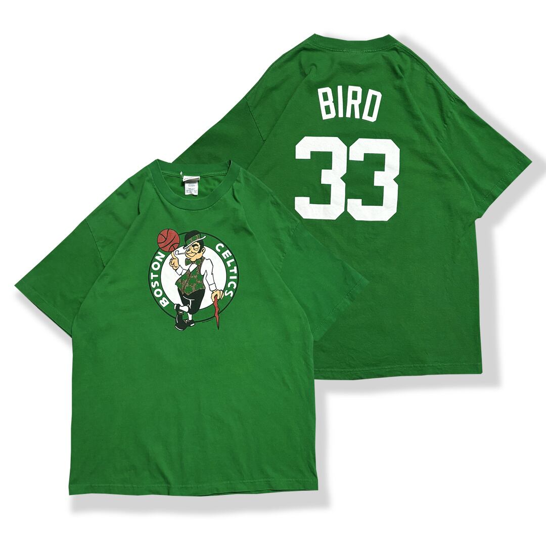 Larry Bird 【Boston Celtics】 Numbering T-shirt. Majestic