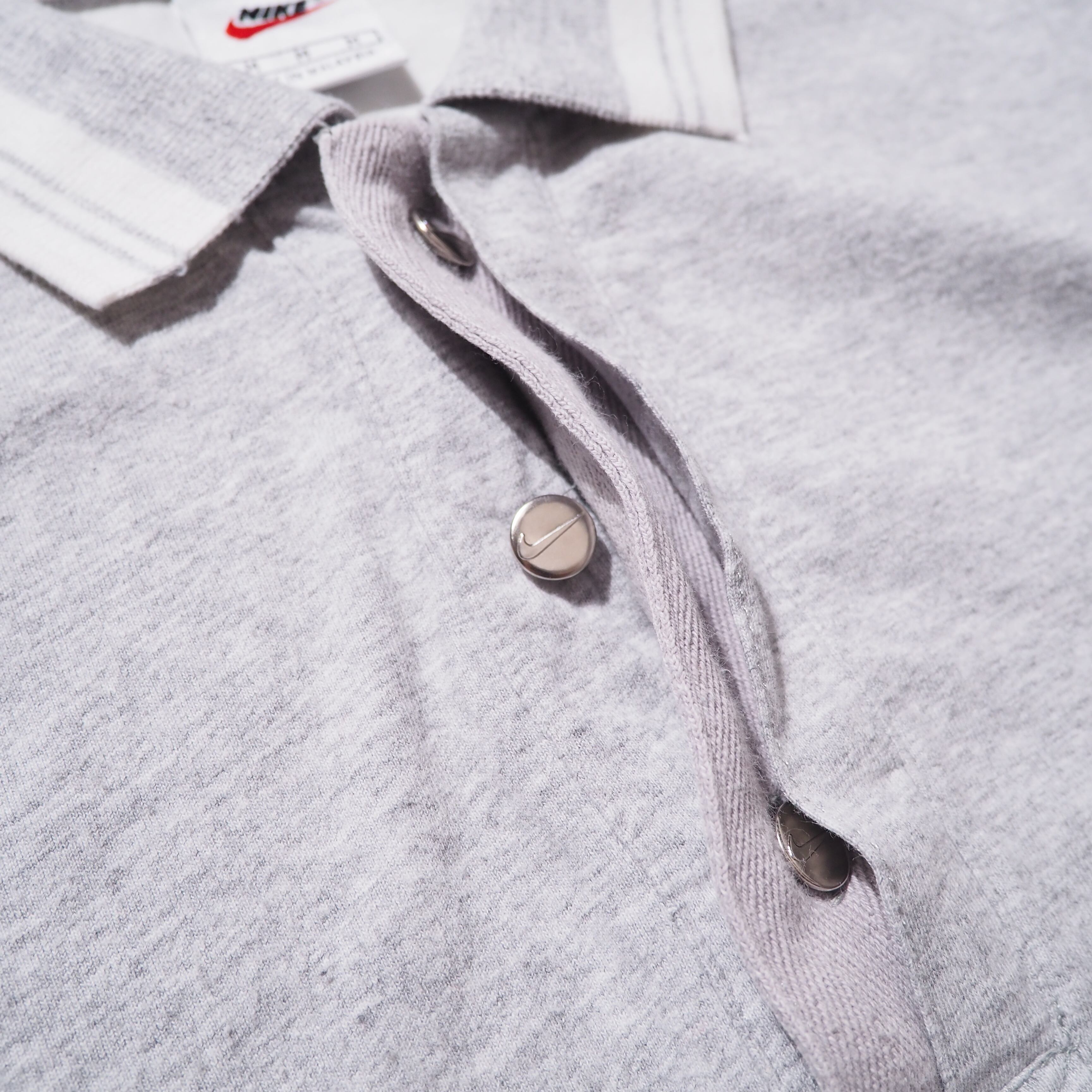 2000s " NIKE " swoosh logo embroidery vintage loose SS polo shirt