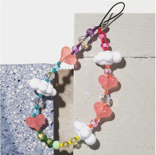 STRING TING Rainbow Kawaii Wristlet Phone Strap