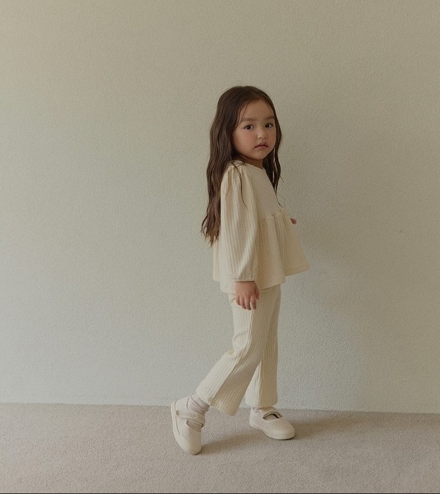 ❉即納 LINDO/ Rib pants