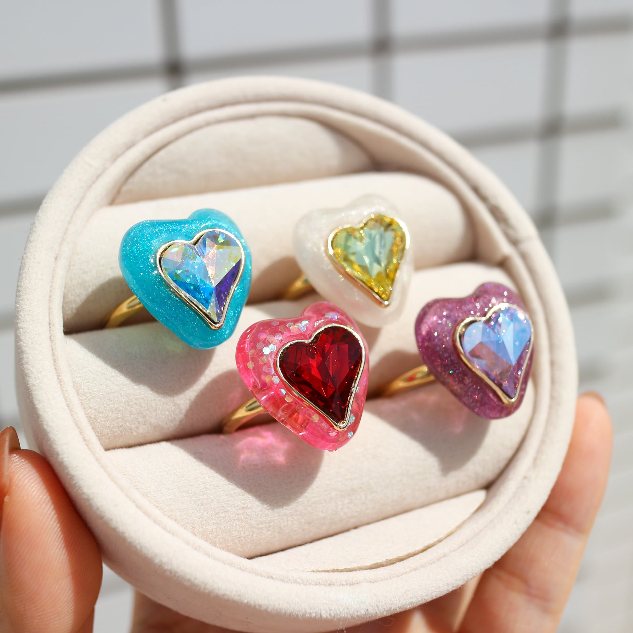 83スタイル　ハートリング＋マーカー　二個セット ダブルハートリング（イエロー） | マルベリコ