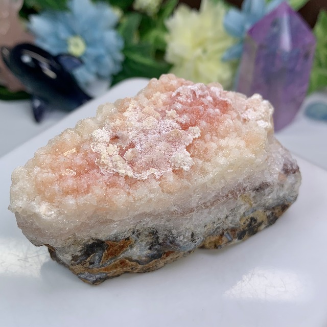 5.可愛い色合いシトリン原石クラスター