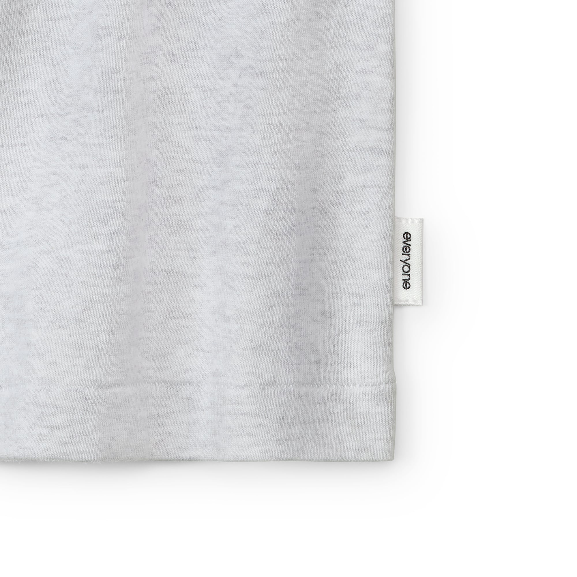 everyone american cotton long sleeve tee shirt (ASH) | everyone