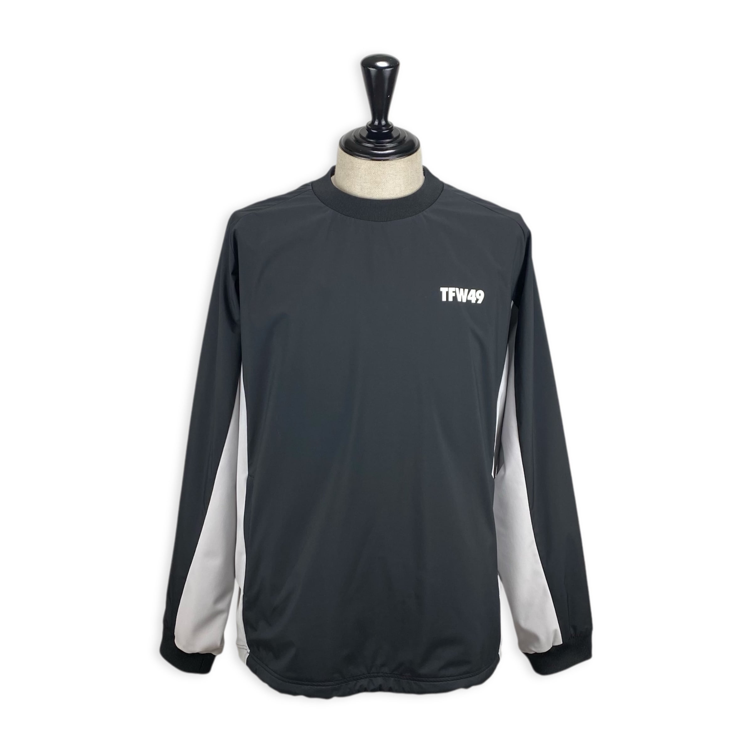 メンズウェア TFW49 SHELL PULLOVER CREW M TFW49】《MEN'S》SHELL PULLOVER CREW(BLACK) | Sandy GOLF