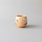 【エッグカップ】赤富士に桜 Egg-shaped cup