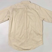 BROOKS BROTHERS ブルックスブラザーズ NON-IRON ストライプ BD ボタンダウン 長袖シャツ M/イエロー系 メンズ