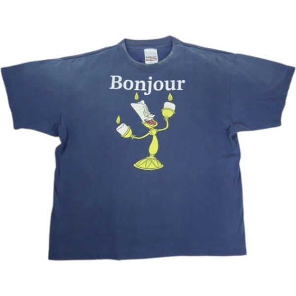 SAINT MICHAEL セントマイケル DSNY SS TEE 半袖Ｔシャツ SM-A23-0000-C25 サイズL ホワイト コットン 美品 中古 4b012021 SAINT M×××××× - 【限定】SM-A23-0000-C25 / DSNY_SS TEE / MAD HATTER