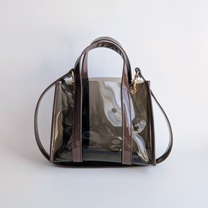 Sheer MINI tote bag（ブラウン）
