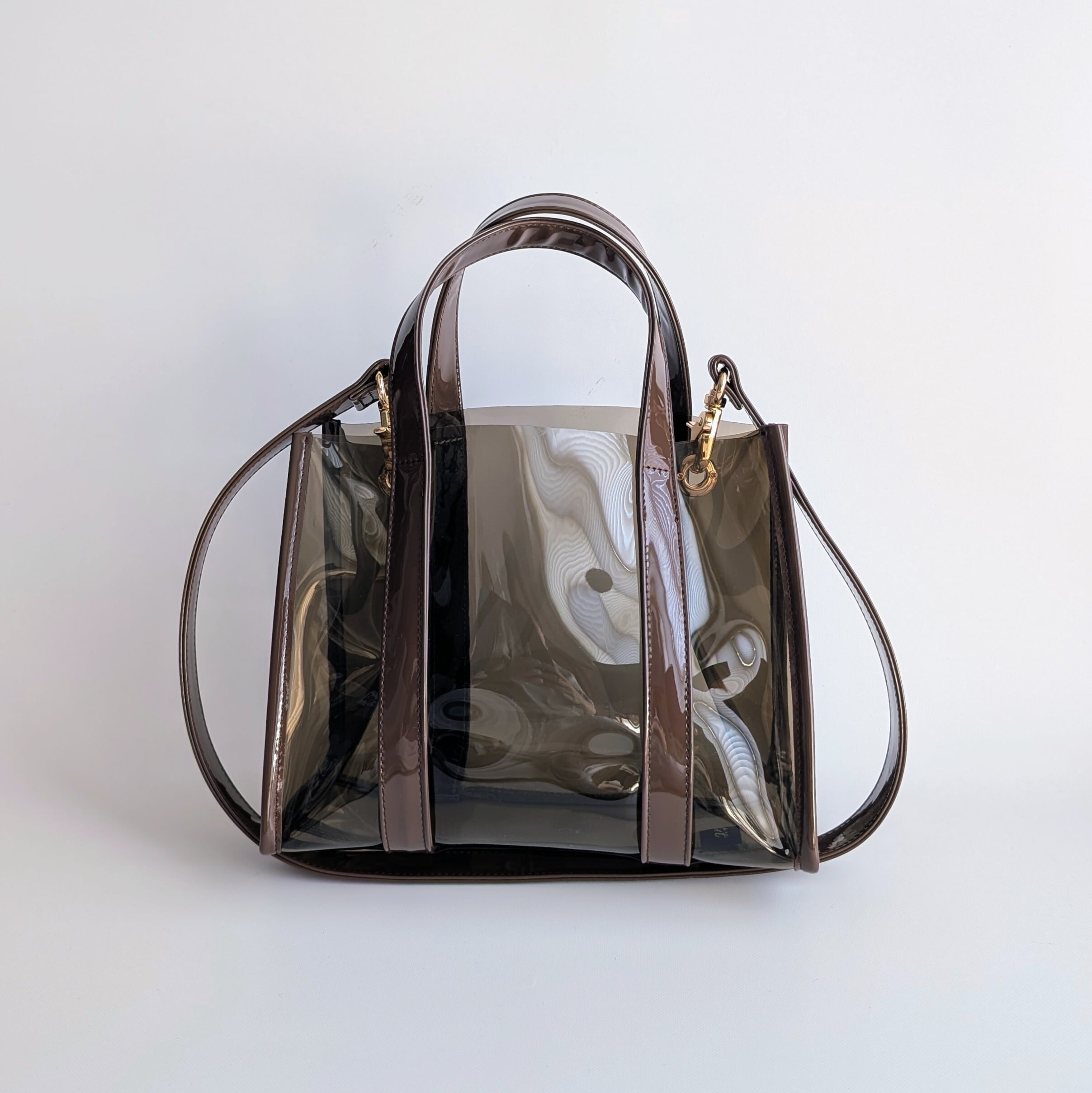 Sheer MINI tote bag(ブラウン)