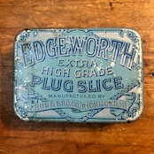 1910s–1920s エッジワース ヴィンテージ タバコ缶 EDGEWORTH EXTRA HIGH GRADE PLUG SLICE Vintage Tobacco Tin T-767