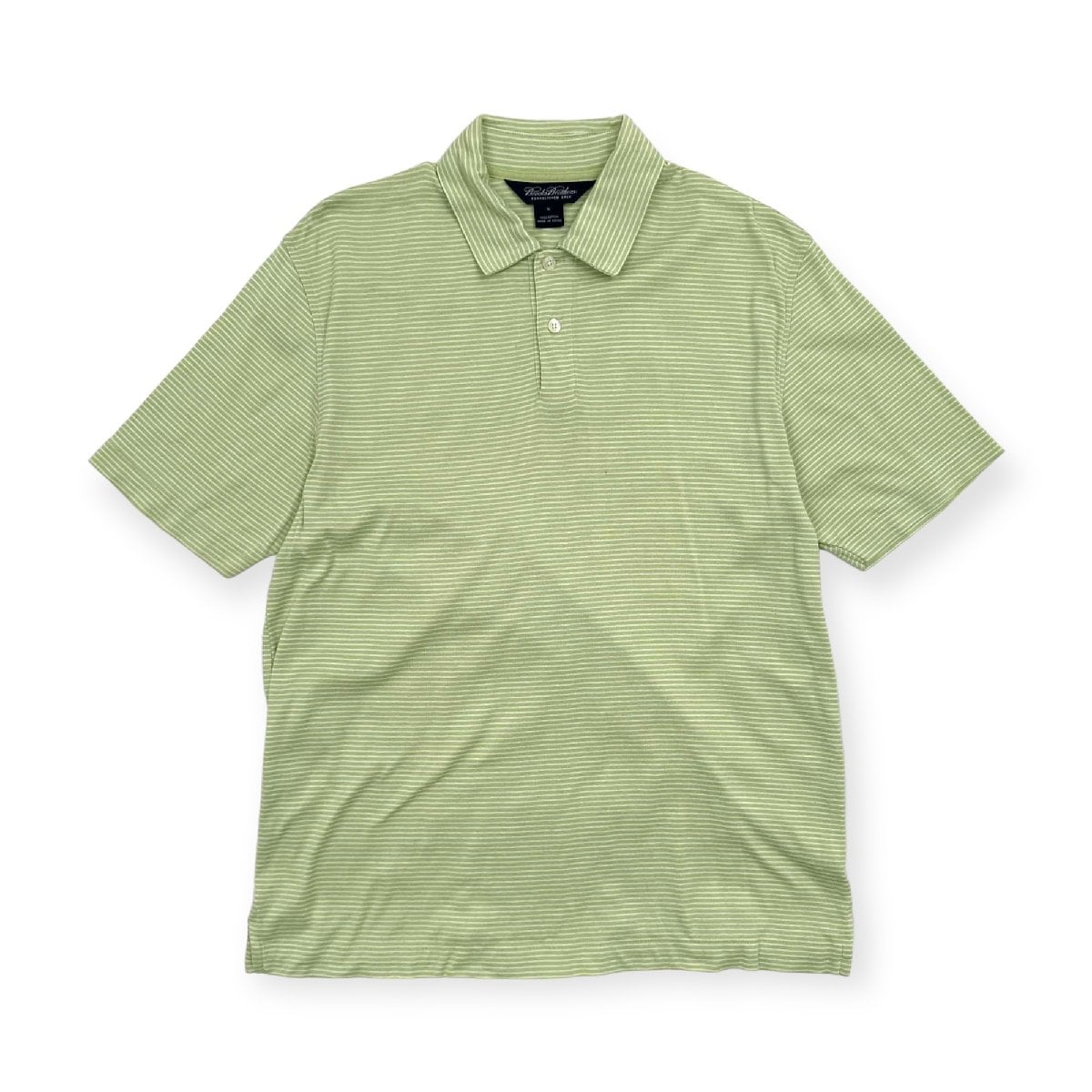 BROOKS BROTHERS ブルックスブラザーズ ボーダー 半袖 ポロシャツ ( M