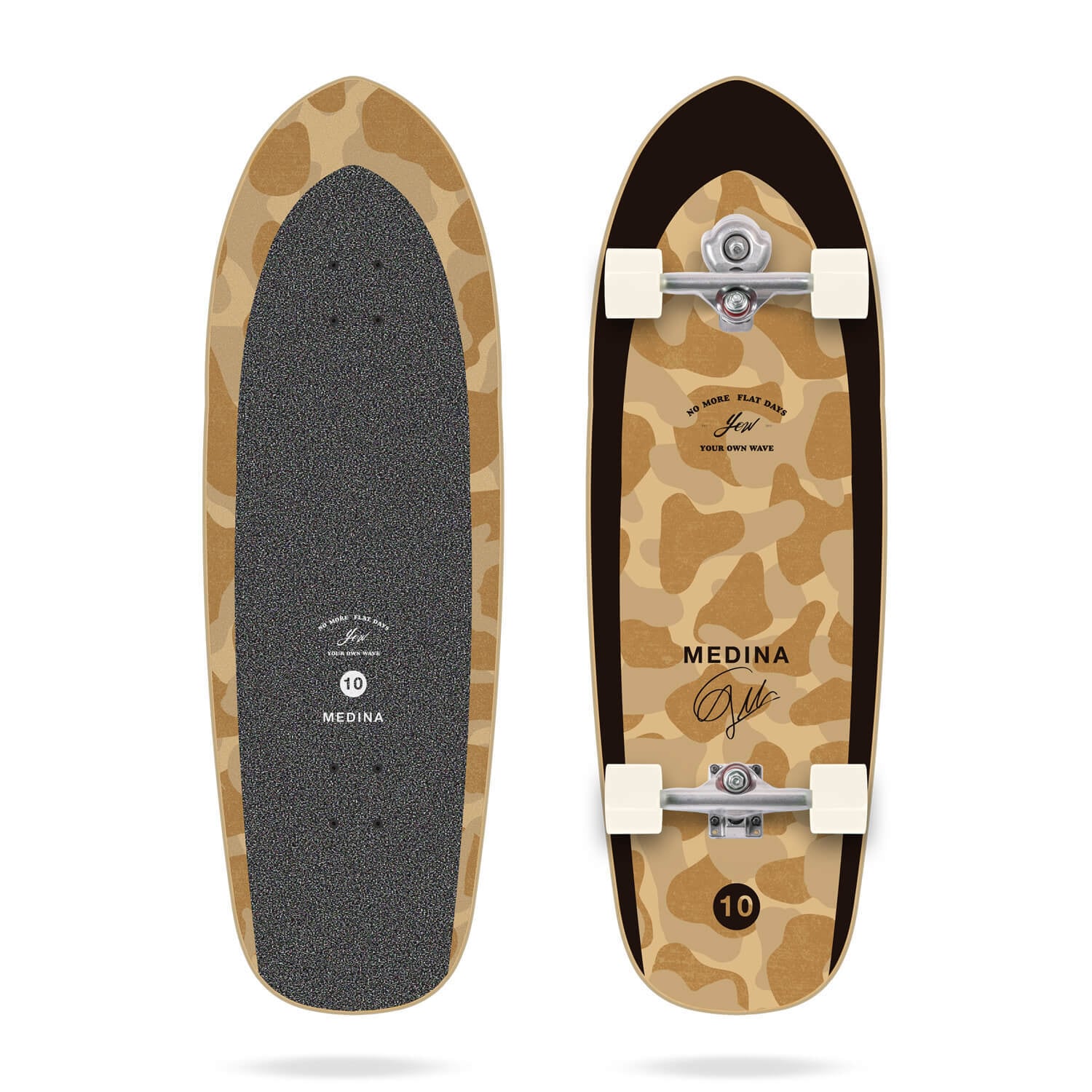 YOW SURFSKATE ヤウ サーフスケート スケボー コンプリート ○Camo