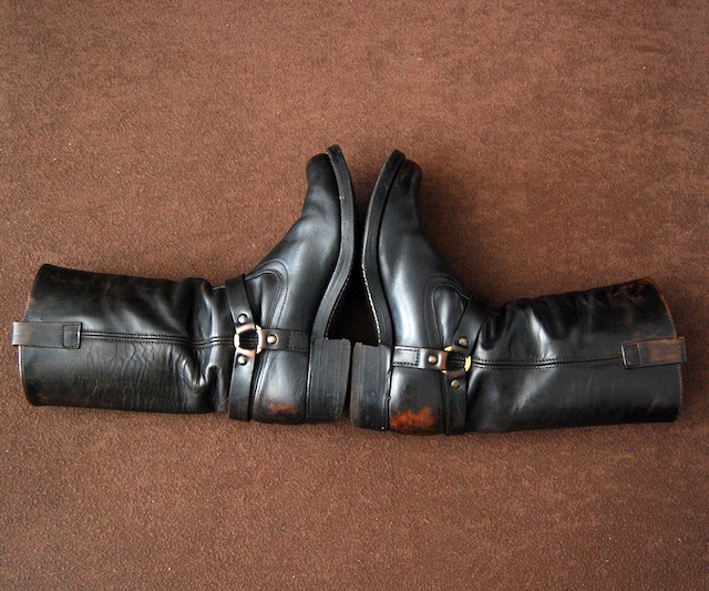 60s Vintage Motorcycle Boots 9E