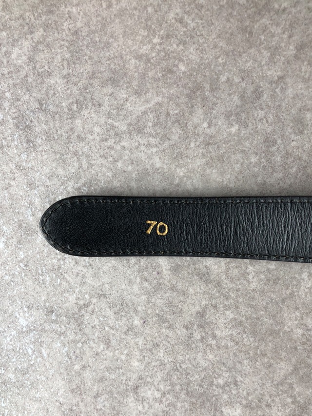 CELINE セリーヌ ベルト ブラック 馬車 レザー vintage ヴィンテージ オールド j7kdt3
