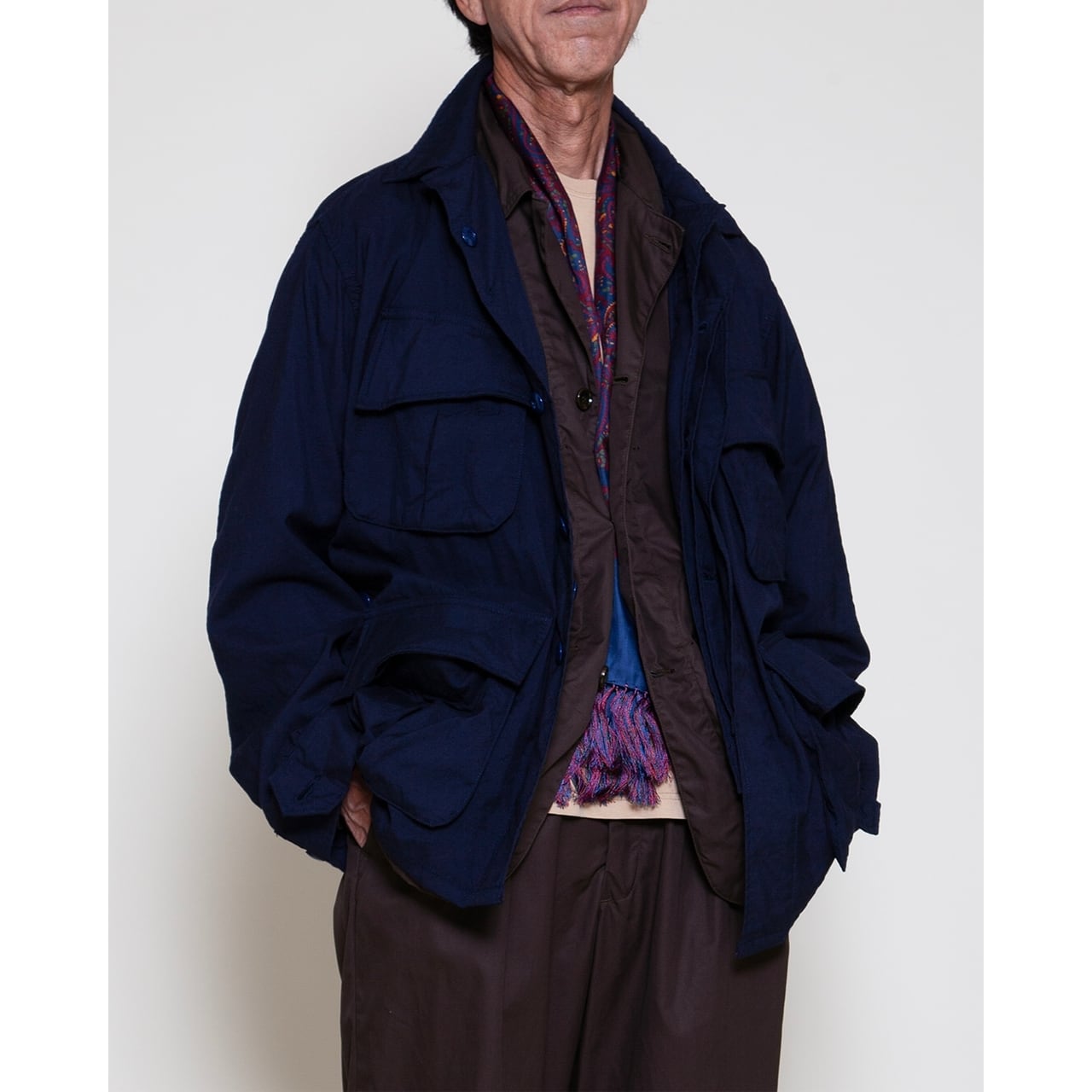 THE CORONA UTILITY / JUNGLE JACKET Wool Tropical Cloth