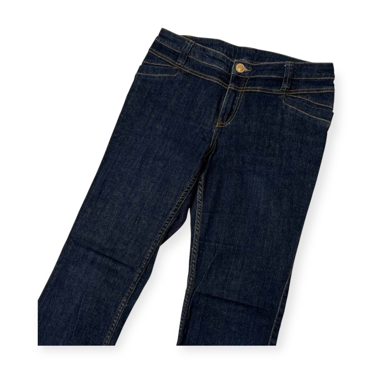 CASTELBAJAC カステルバジャック デニム パンツ ジーンズ サイズ 9 /レディース/インディゴ/ゴールド刺繍