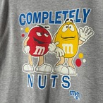 00s M&Ms キャラクターTシャツ　グレー　アムアンドエムズ　M