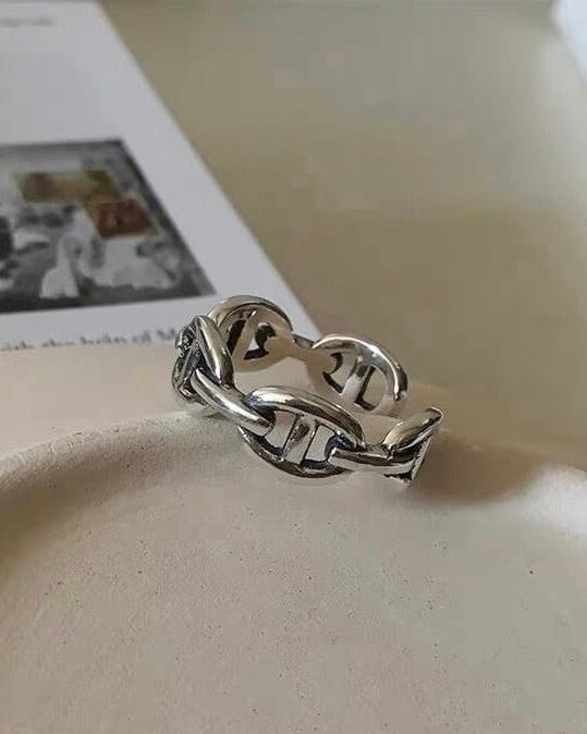 S925 H ring (R05) | onesea