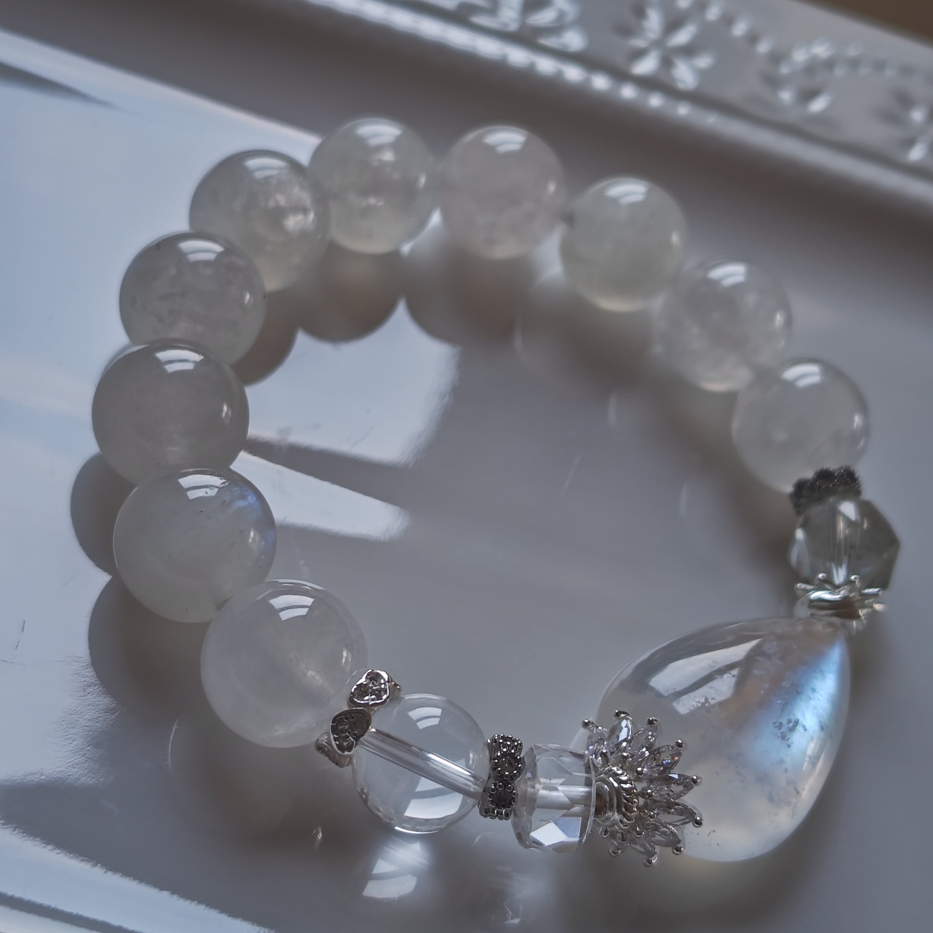 専用です♡貴重✡蜜蝋アンバーとゴールデンフローライト | 天然石