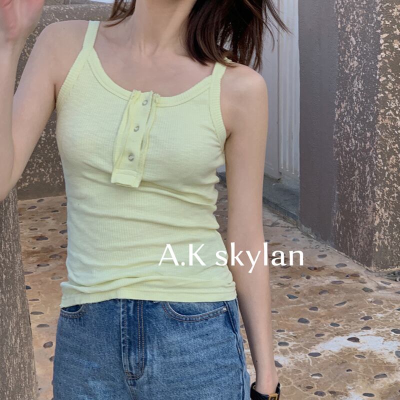 シングルスリムサマートップス 夏物 ビッグFスモールZ韓国40677591192