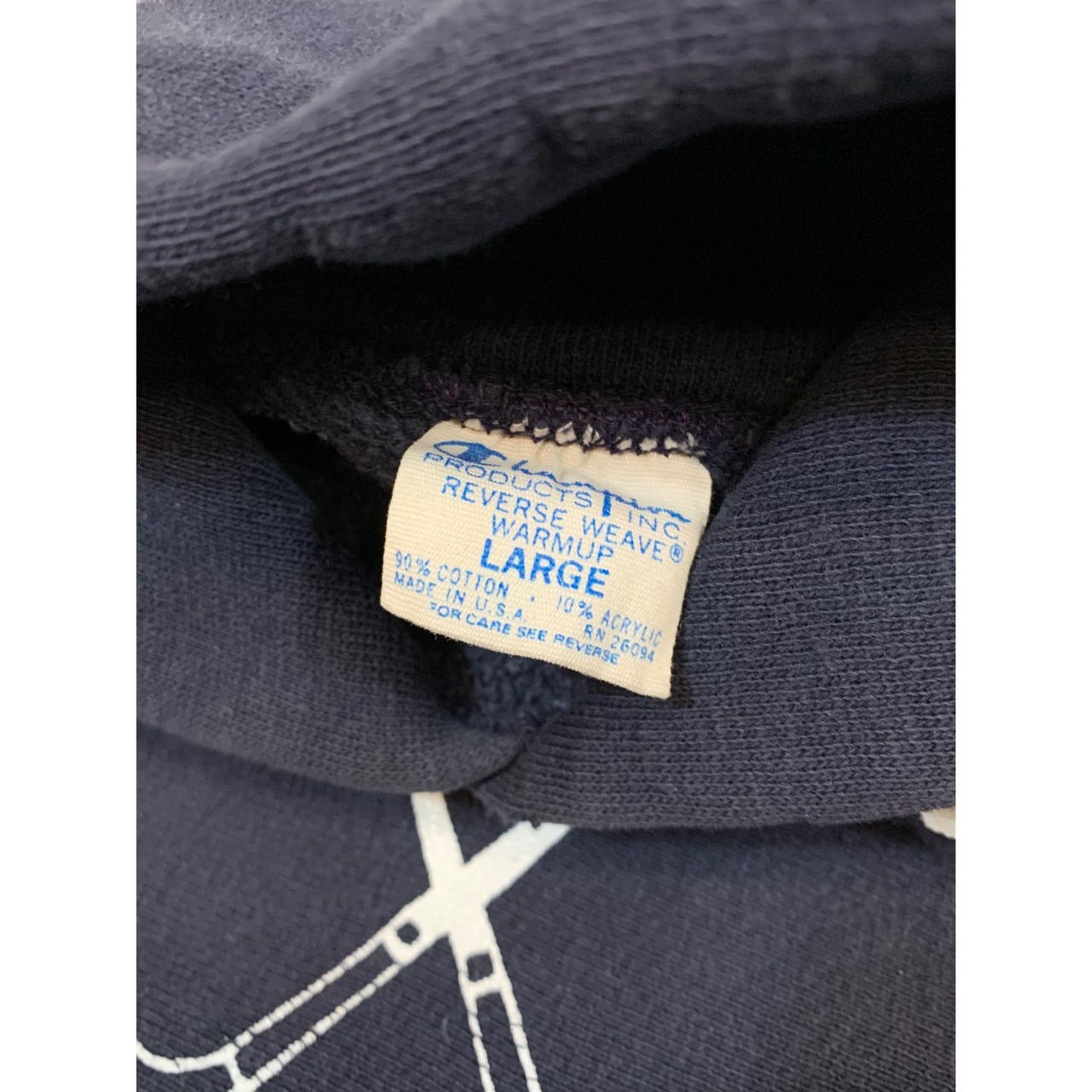 70s Champion "GOOD CONDITION" REVERSE WEAVE HOODIE MADE IN USA  Size L