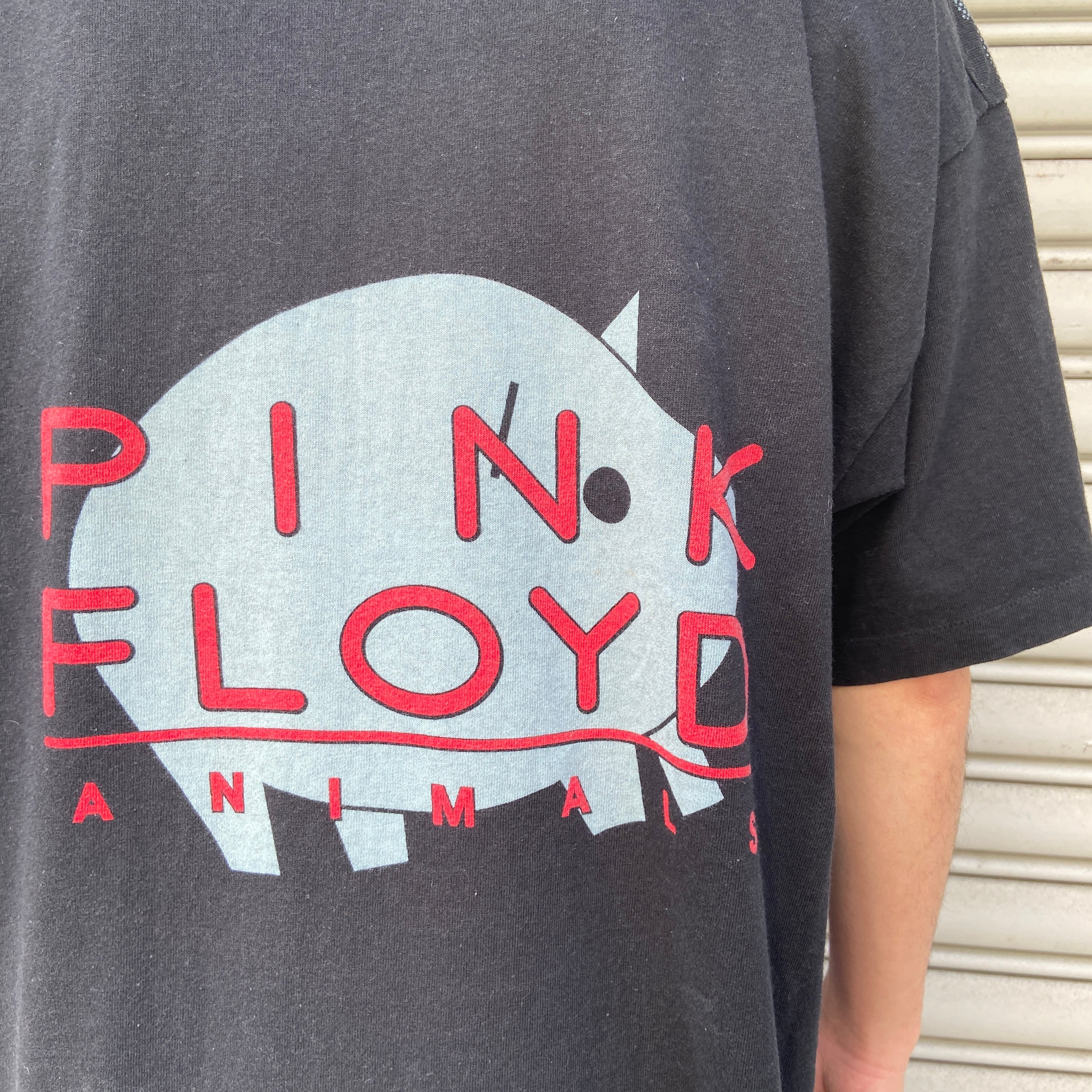 希少 90s USA製 ピンクフロイド バンドTシャツ バンT 黒 XL | 古着屋 Uan