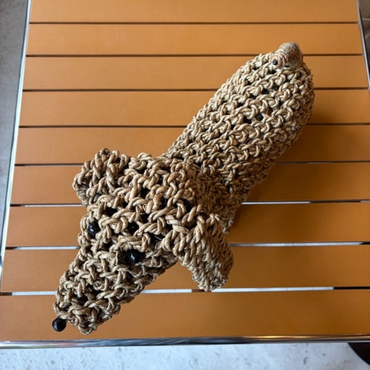 Sea Grass Dog L　シーグラスドッグ L　シーグラス　ドッグ　犬　オブジェ　水草　ドッグモチーフ　アニマルモチーフ