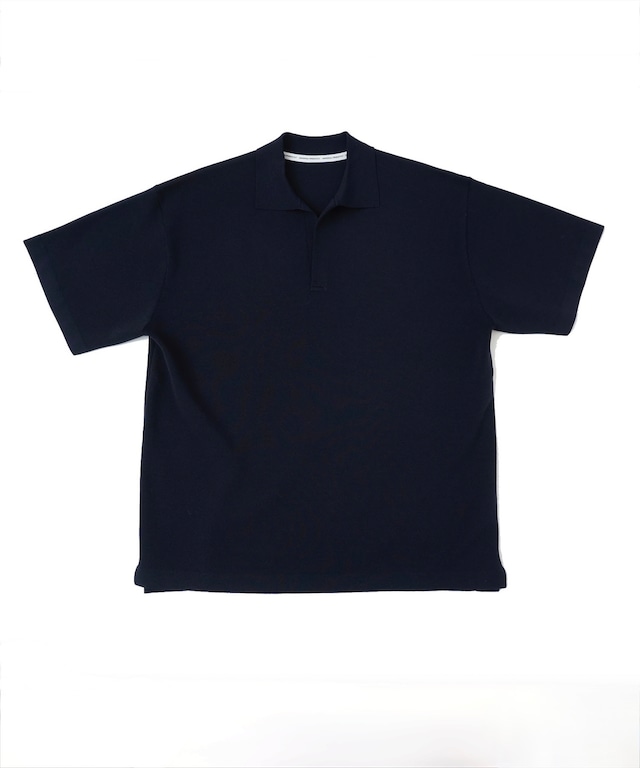 UNIVERSAL PRODUCTS/241-60203 CO/PE SKIPPER S/S KNIT (D.NAVY)