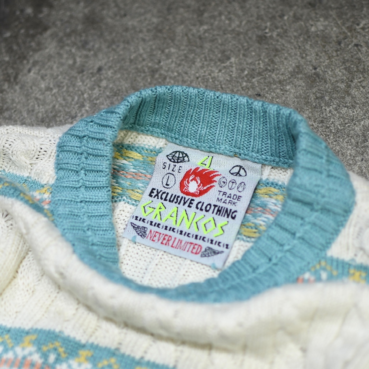 design acrylic knit