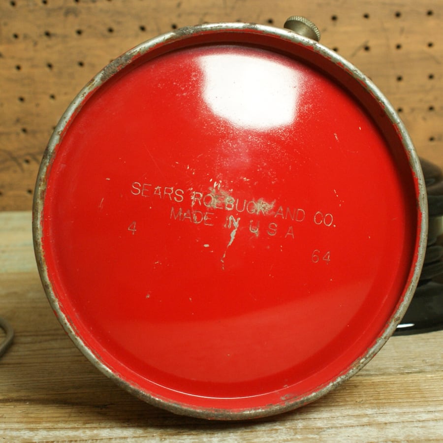 Sears シアーズ シングルマントル ランタン レッド 476.74550 1964年7