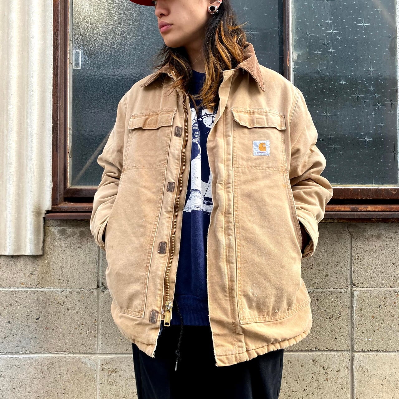 80s カーハート　アメリカ製　carhartt　トラディショナルジャケット