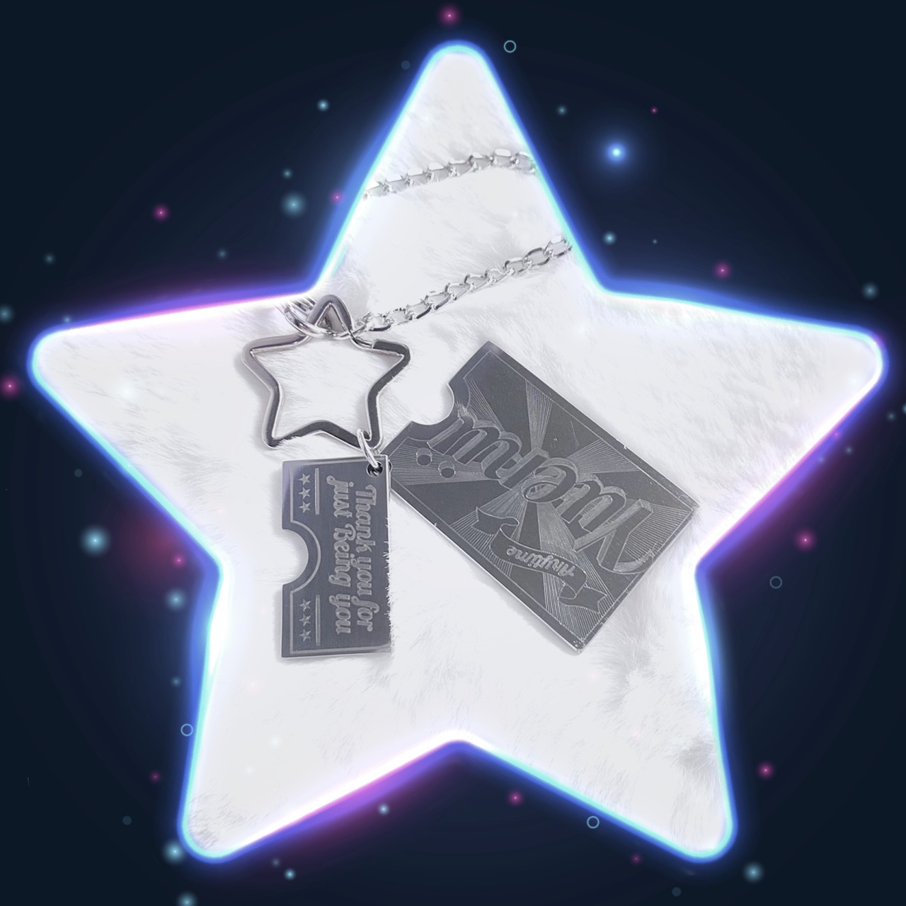 ∴ party ticket charm