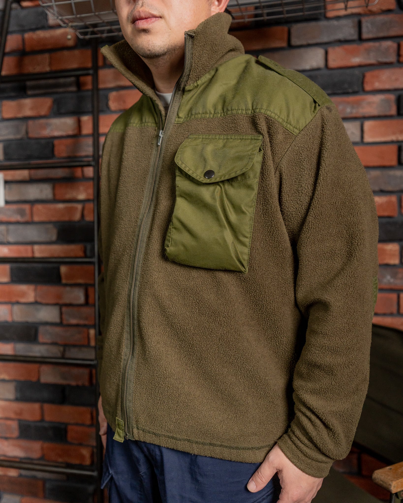 USED】Canadian Army IECS Fleece Jacket 実物 カナダ軍 フリース