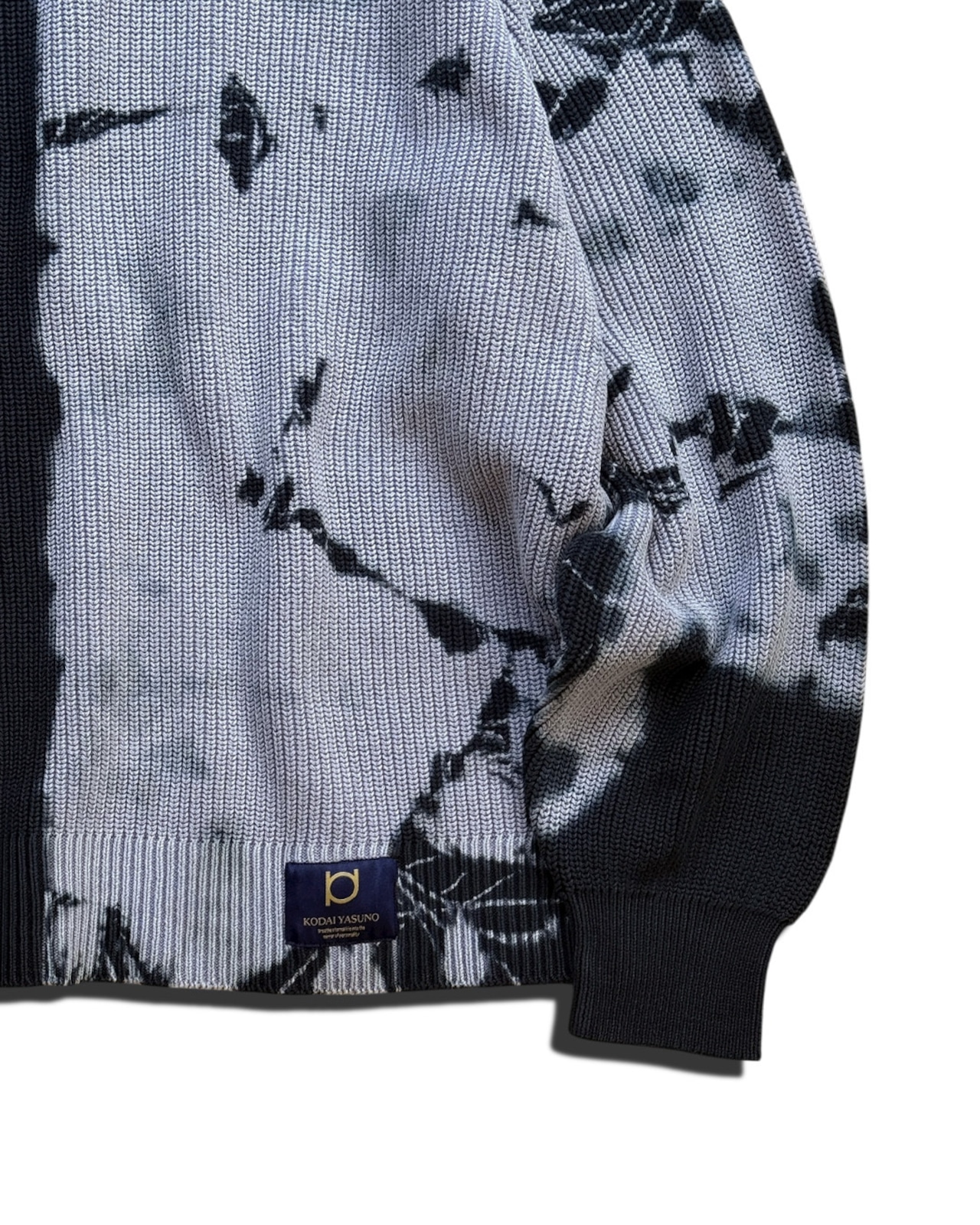 【数量限定販売 】タイダイコットンニット 闇堕ち精霊パープル