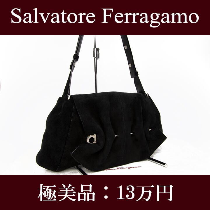 限界価格・送料無料・極美品】Ferragamo・フェラガモ・ショルダー