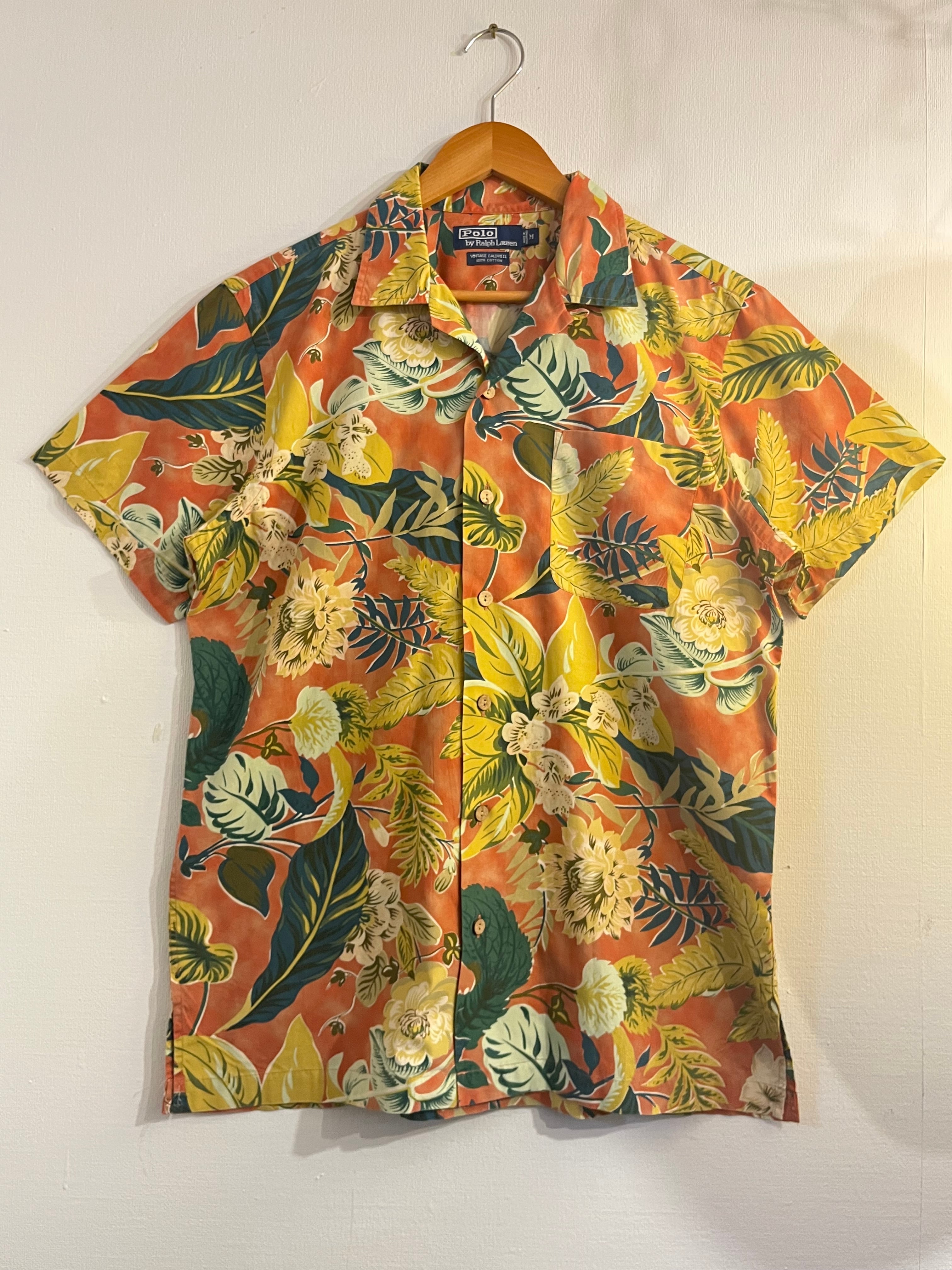 90s Polo by Ralph Lauren CLAYTON Rayon S/S Shirt 90年代 ポロラルフ