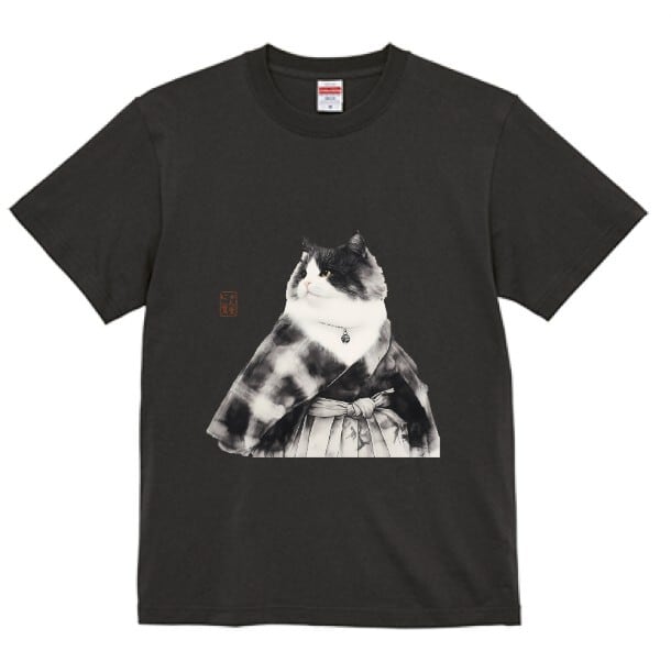 「風鈴堂にて待つ猫」 Tシャツ/
